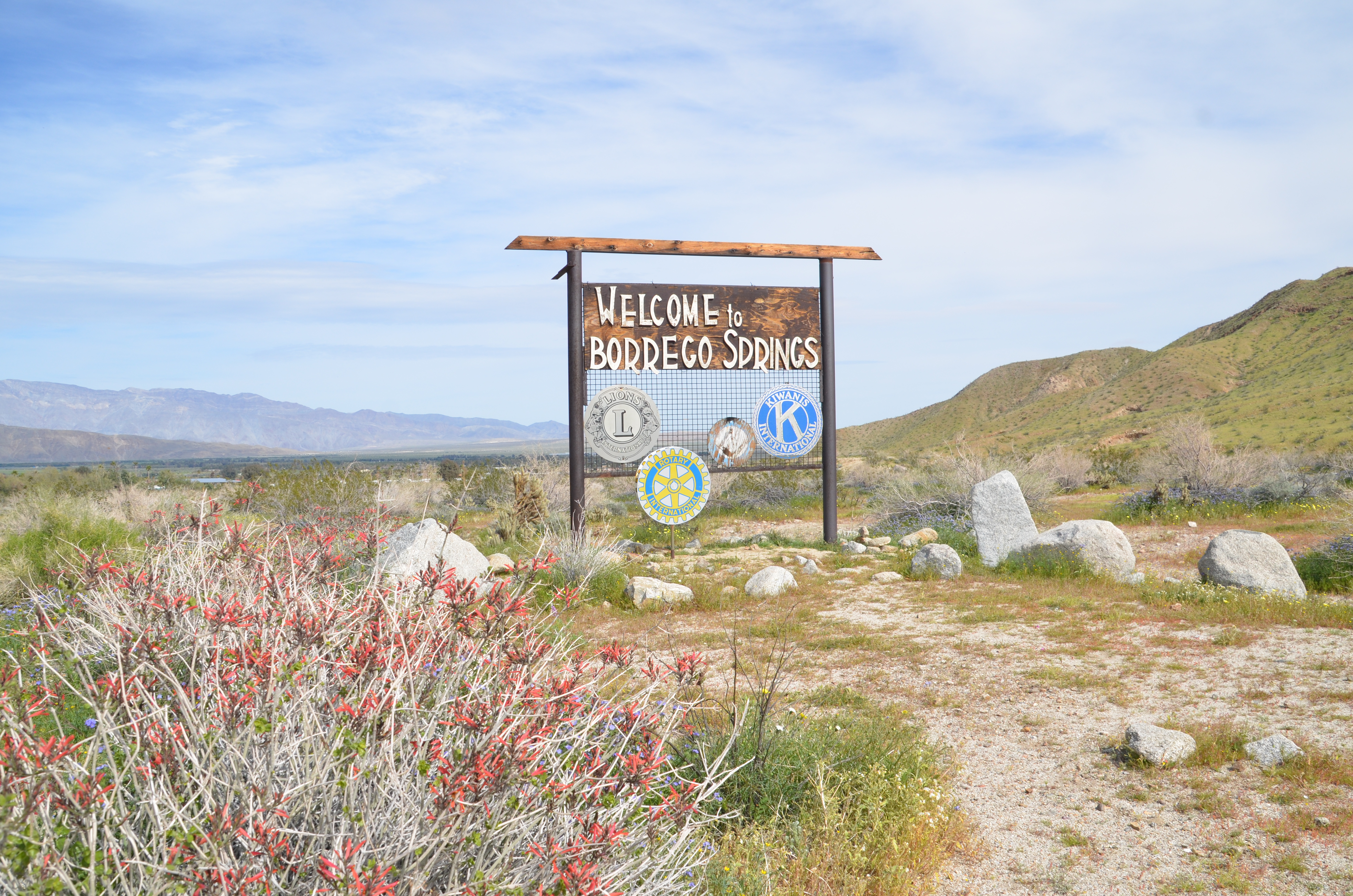 Borrego Springs sign